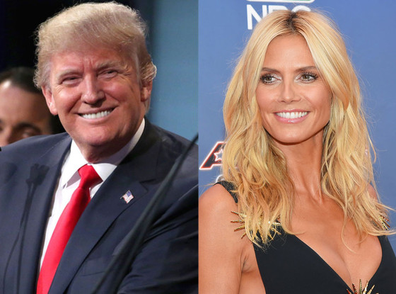 Donald Trump, Heidi Klum Donald Trump, Heidi Klum